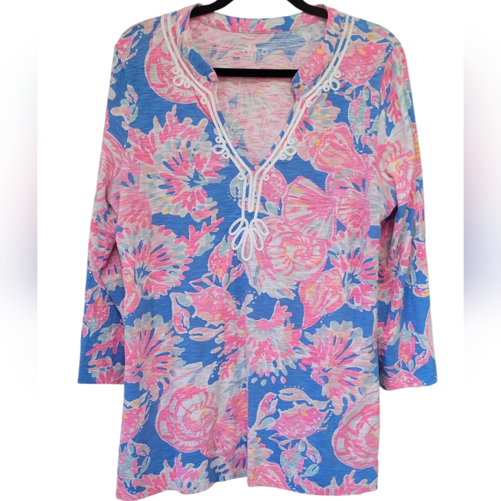 LILLY PULITZER KAIA COTTON TUNIC - Picture 4 of 8